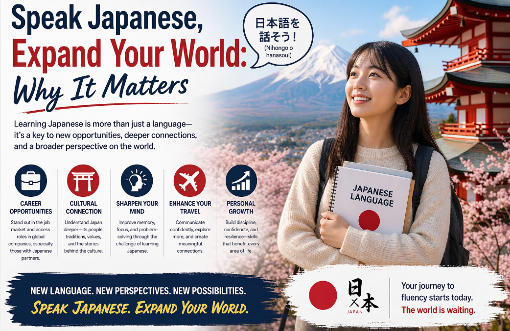 Speak Japanese, Expand Your World: Why It Matters